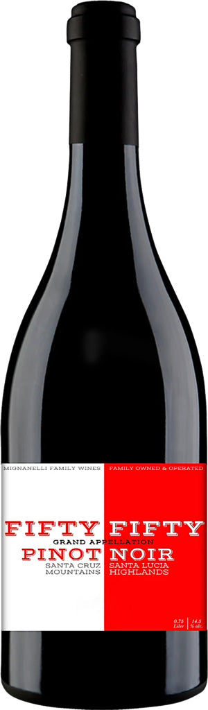 Mignanelli Fifty Fifty Pinot Noir Santa Cruz/Santa Lucia 2023 750ml-0