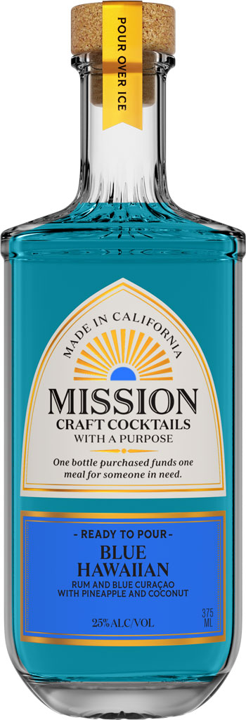 Mission Craft Cocktails Blue Hawaiian 375ml-0