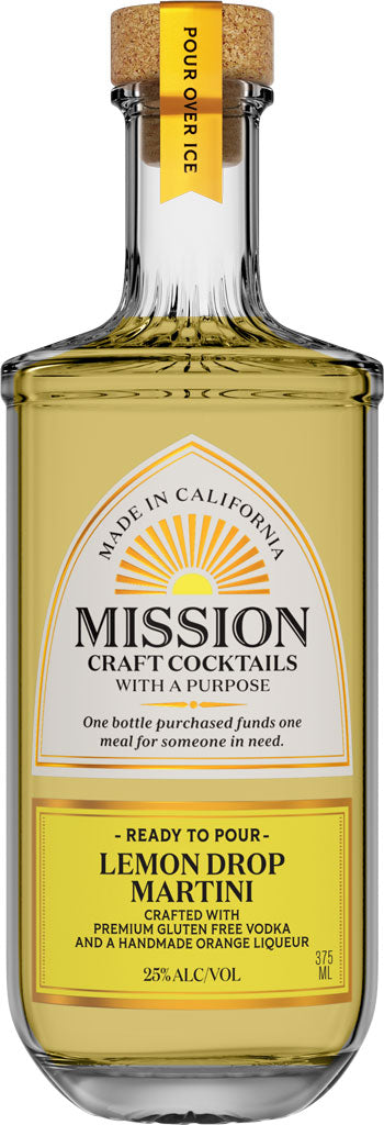 Mission Craft Cocktails Lemon Drop Martini 375ml-0