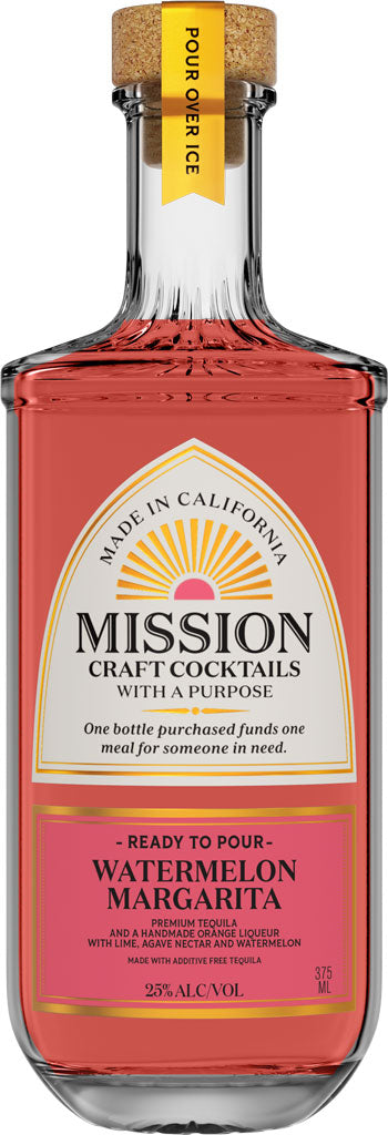 Mission Craft Cocktails Watermelon Margarita 375ml-0