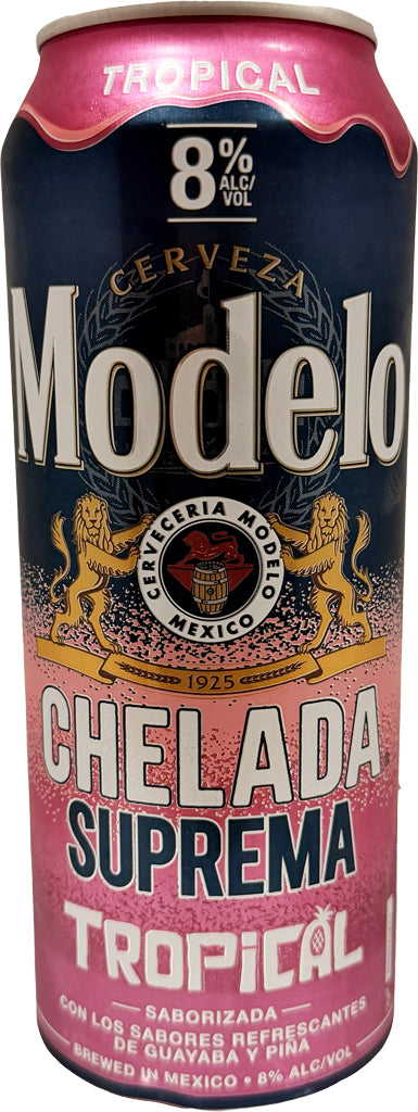 Modelo Chelada Suprema Tropical 24oz Can-0