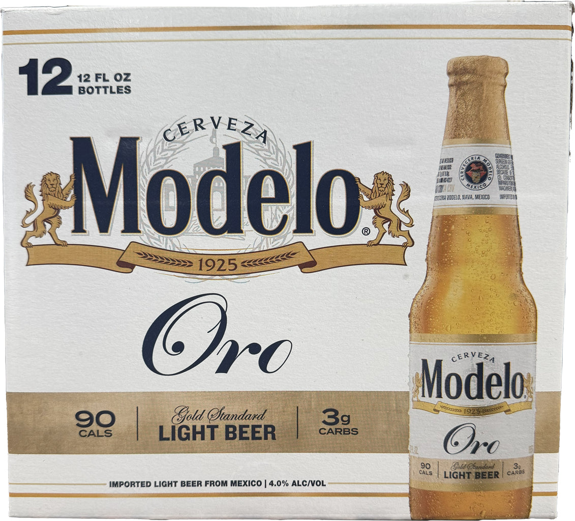 Modelo Oro Light Lager 12pk Btls-0