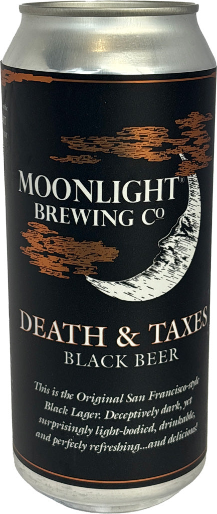 Moonlight Death & Taxes Black Beer Lager 16oz Can-0