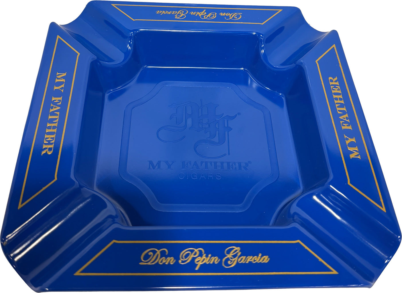 My Father Blue Melamine Cigar Ashtray-0