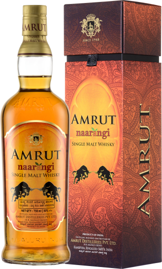 Amrut Naarangi Indian Single Malt Whiskey 750ml-0