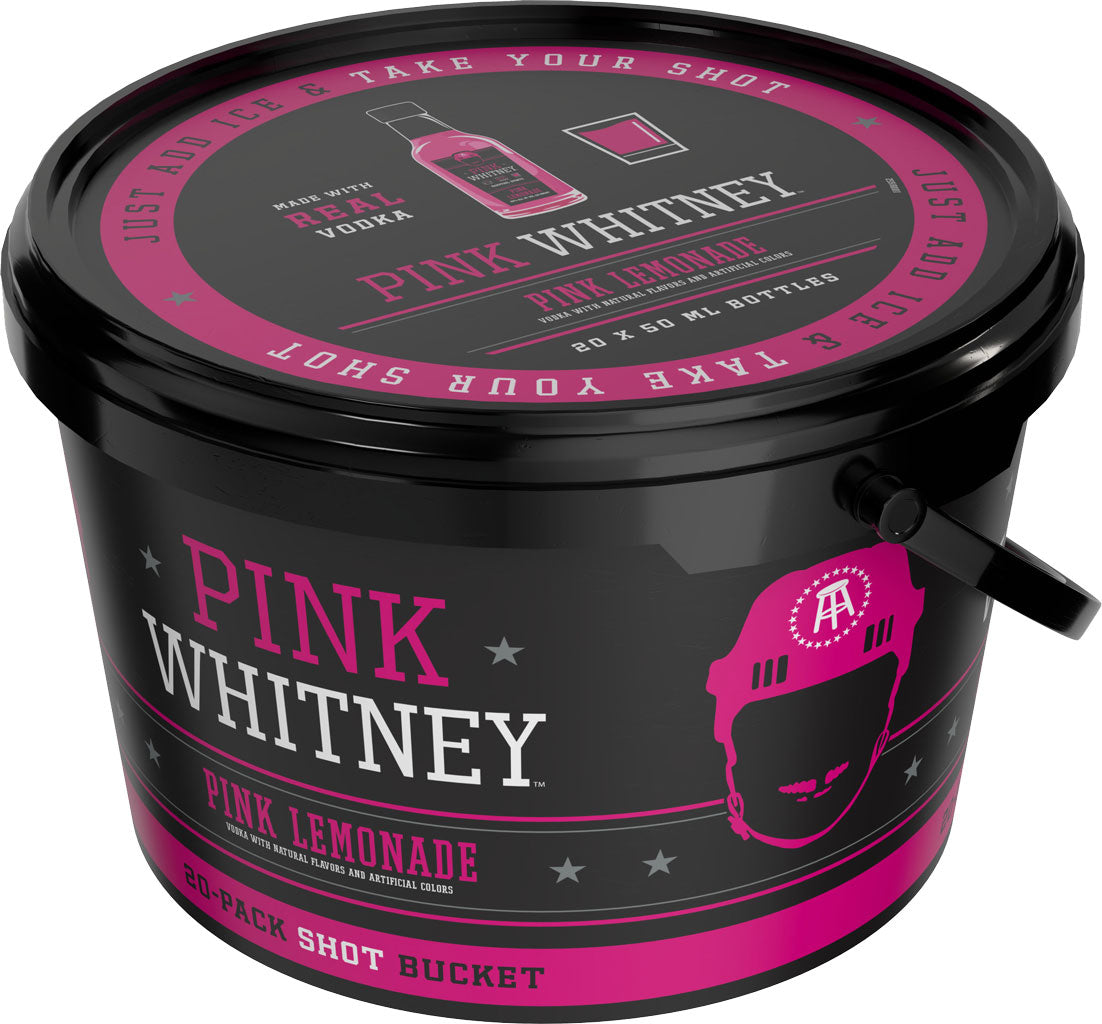 New Amsterdam Pink Whitney Lemonade Party Bucket 20x50ml-0