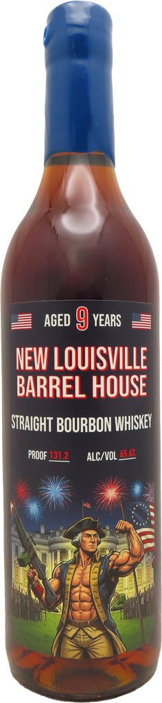 New Louisville Barrel House 250th Red, White & Boom C384 Bourbon Whiskey 9 Year Old 750ml-0