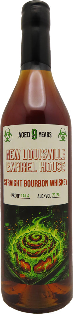 New Louisville Barrel House Cinnabomb B1368 Bourbon Whiskey 9 Year Old 750ml-0