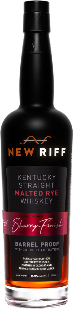 New Riff Malted Rye Sherry Finish Kentucky Whiskey 6 Year Old 750ml-0
