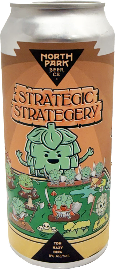 North Park Strategic Strategy TDH Hazy DIPA 16oz Can-0