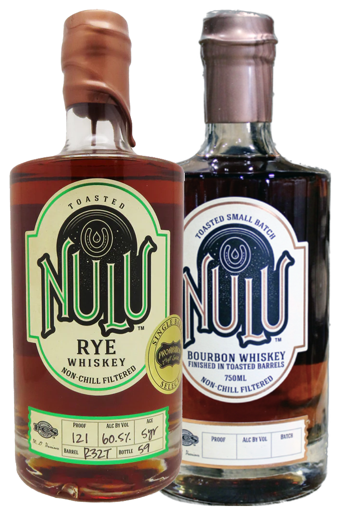 Nulu Reserve Bourbon & Nulu Prohibition Toasted Rye Bundle 2x750ml-0