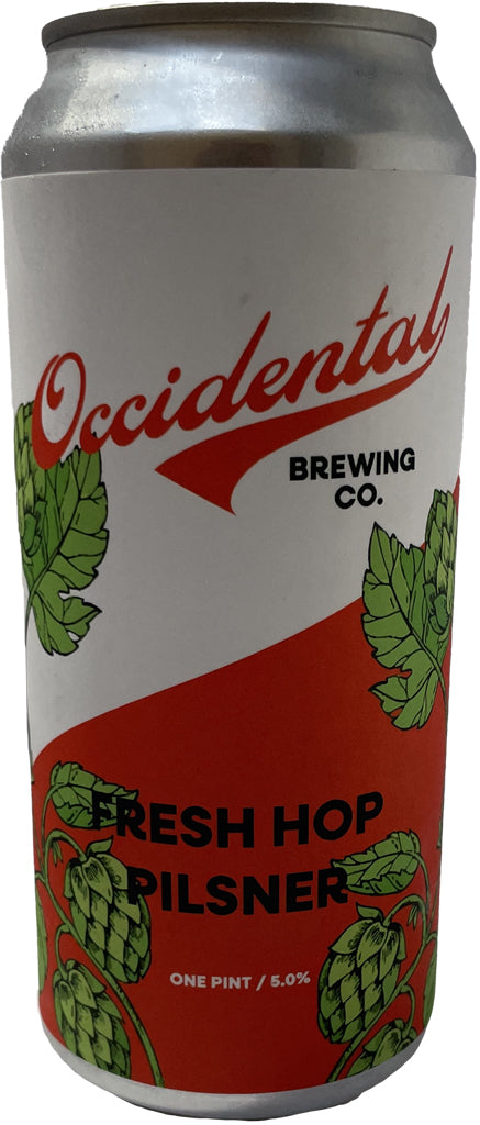Occidental Fresh Hop Pilsner 16oz Can Featured Image