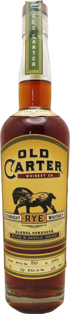Old Carter Straight Rye Batch 15 750ml-0