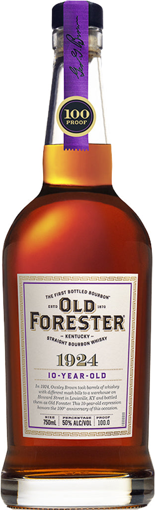 Old Forester 1924 Bourbon Whiskey 10 Year Old 750ml-0