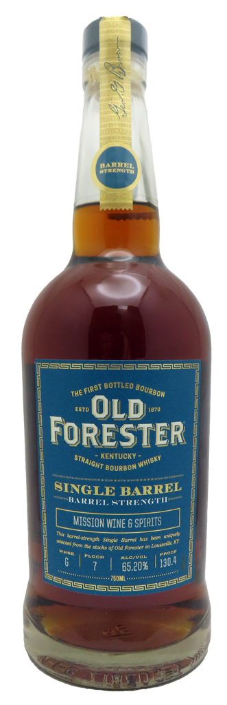 Old Forester "Mission Exclusive" Single Barrel Barrel Proof Kentucky Bourbon 750ml-0