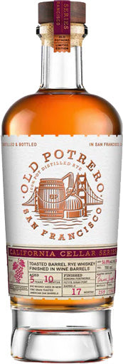 Old Potrero Toasted Barrel Sonoma Portworks Finish Rye Whiskey 5 Year Old 700ml-0