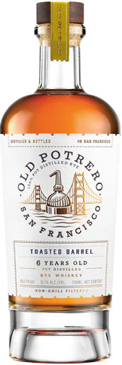 Old Potrero Toasted Barrel Straight Rye Whiskey 6 Year Old 700ml-0