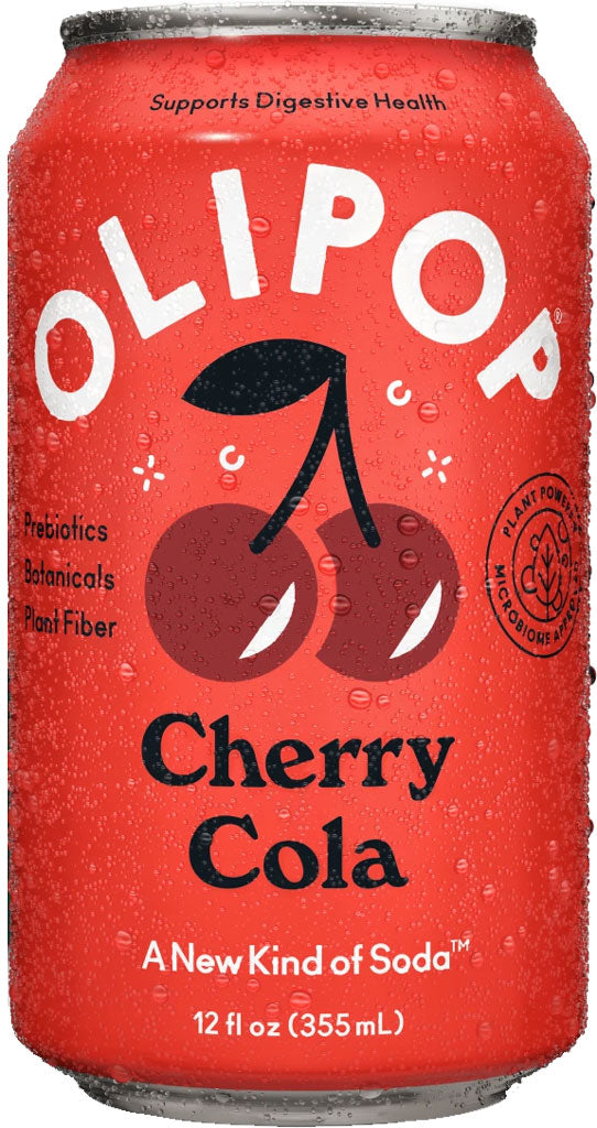 Olipop Cherry Cola Sparkling Tonic 12oz Can-0