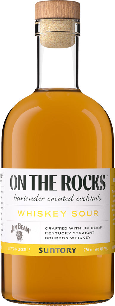 On The Rocks Jim Beam Whiskey Sour 750ml-0