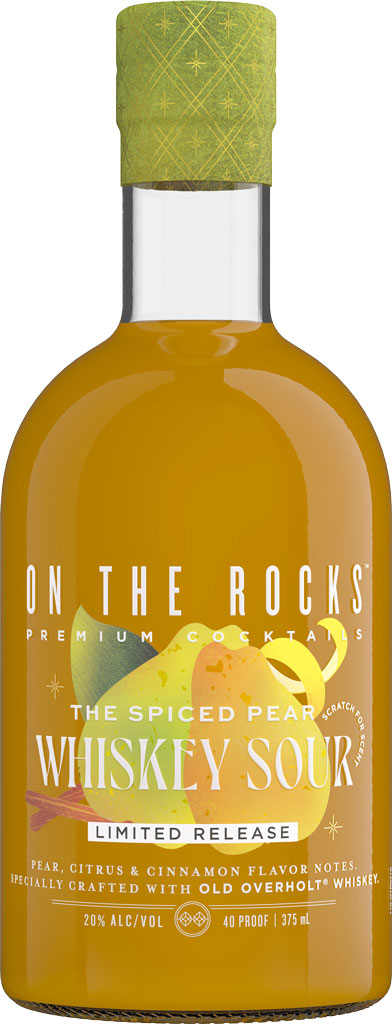 On The Rocks The Spiced Pear Whiskey Sour 375ml-0