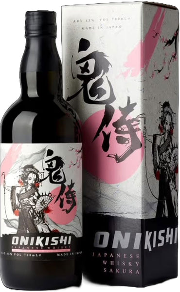 ★限定品★ウイスキー 櫻弍 WHISKY sakura Onikishi Sakura Cherry Blossom Japanese Whisky 700ml – Mission Liquor