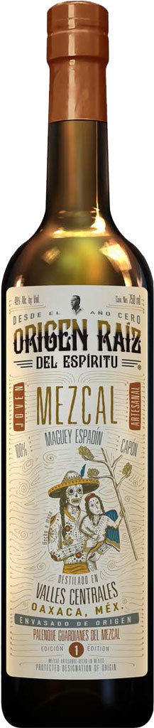 Origen Raiz Maguey Espadin Capon Mezcal 750ml-0