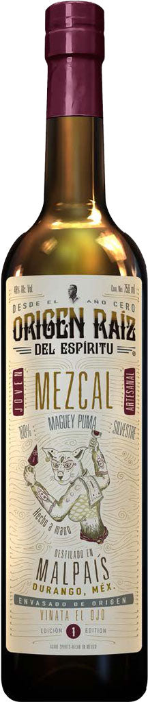Origen Raiz Maguey Puma Mezcal 750ml-0