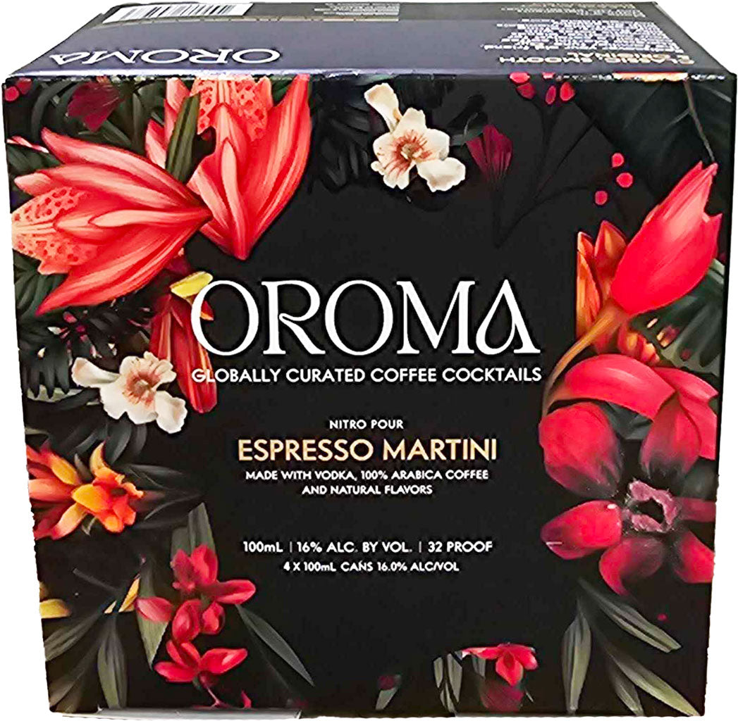 Oroma Espresso Martini Coffee Cocktails 4pk-0