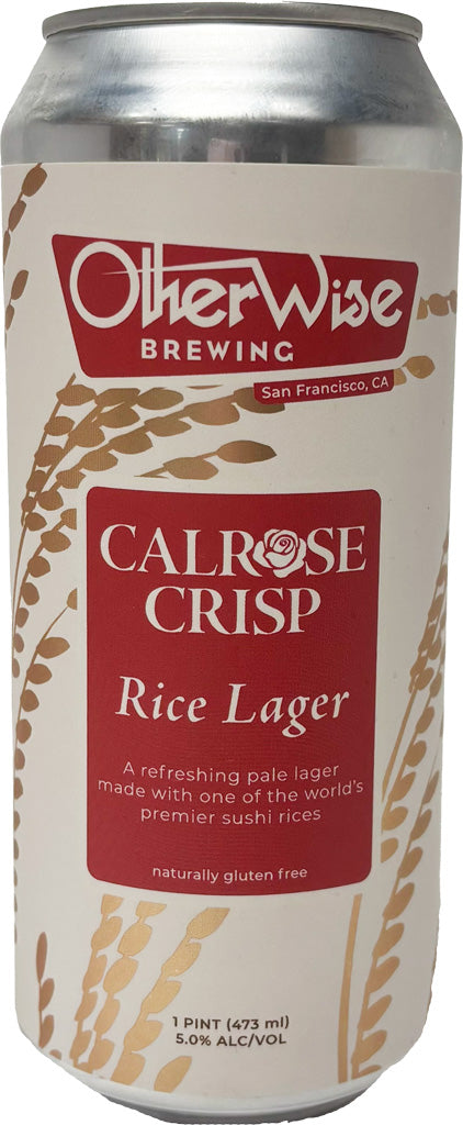 OtherWise Brewing Calirose Crisp Rice Lager 16oz Can-0
