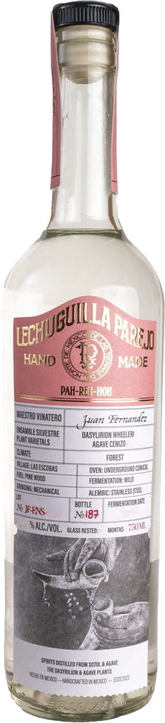 Parejo Juan Fernandez Lechuguilla Dasylirion Wheeleri / Cenizo750ml-0
