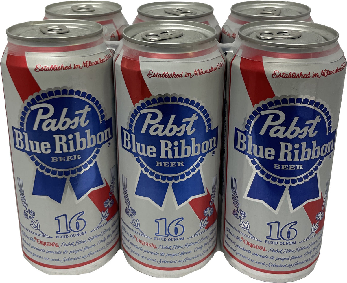 Pabst Blue Ribbon 16oz 6pk Cans-0