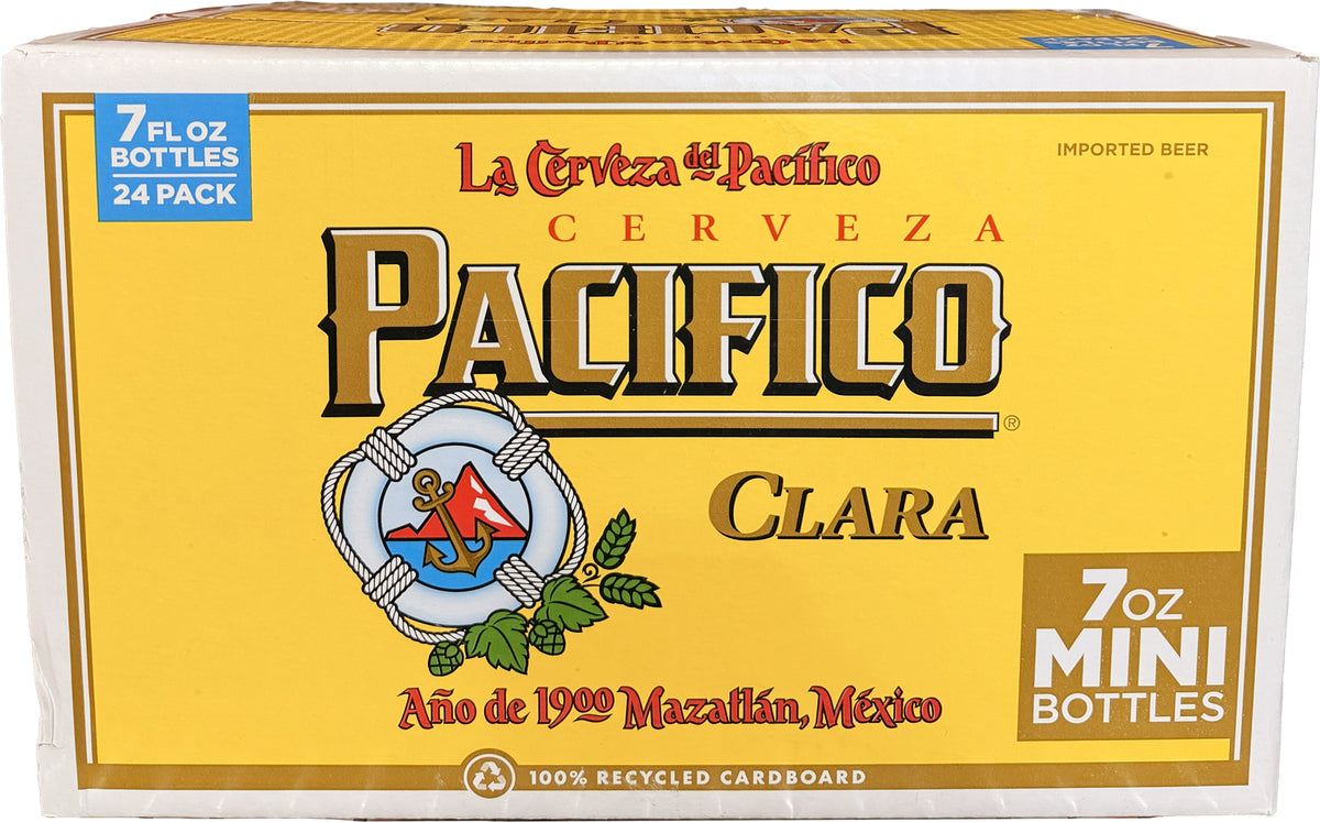 Pacifico Beer 24pk 7oz Btls-0