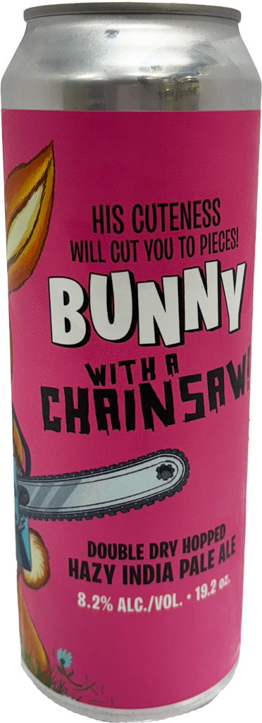 Paperback Bunny With A Chainsaw Hazy DIPA 19.2 oz-0