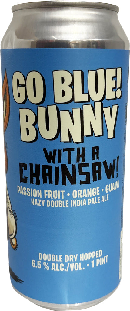 Paperback Go Blue! Bunny Chainsaw Hazy DIPA 16oz Can-0