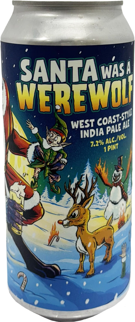 Paperback Santa Was A Werewolf IPA 16oz can-0