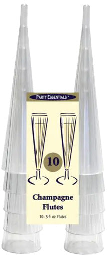 Party Essentials Champagne Flutes 10pk-0