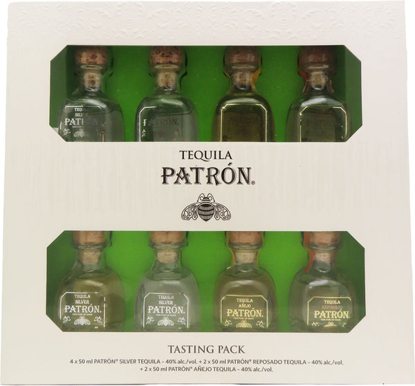 Patron Tequila Tasting Pack 8x50ml – Mission Liquor