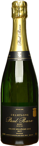 Paul Bara Grand Millesime Grand Cru Brut 2018 750ml-0