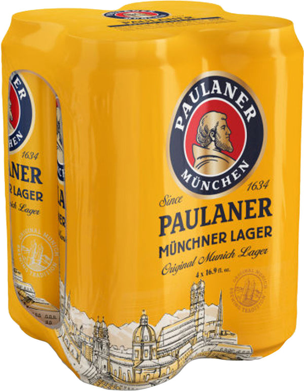 Paulaner Original Münich Lager 4pk Cans