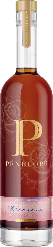 Penelope Cooper Series Riviera Rose Wine Cask Finish American Whiskey 750ml-0
