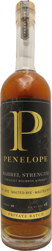 Penelope Private Batch Barrel Strength Straight Bourbon Whiskey 750ml-0