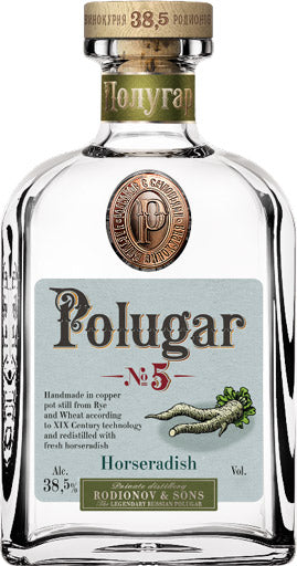 Polugar No.5 Horseradish Vodka 750ml-0
