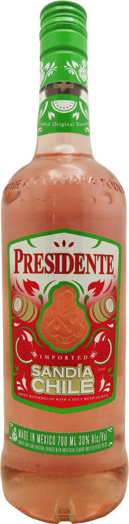 Presidente Sandia Chile Brandy & Cane Neautral Spirit 700ml-0