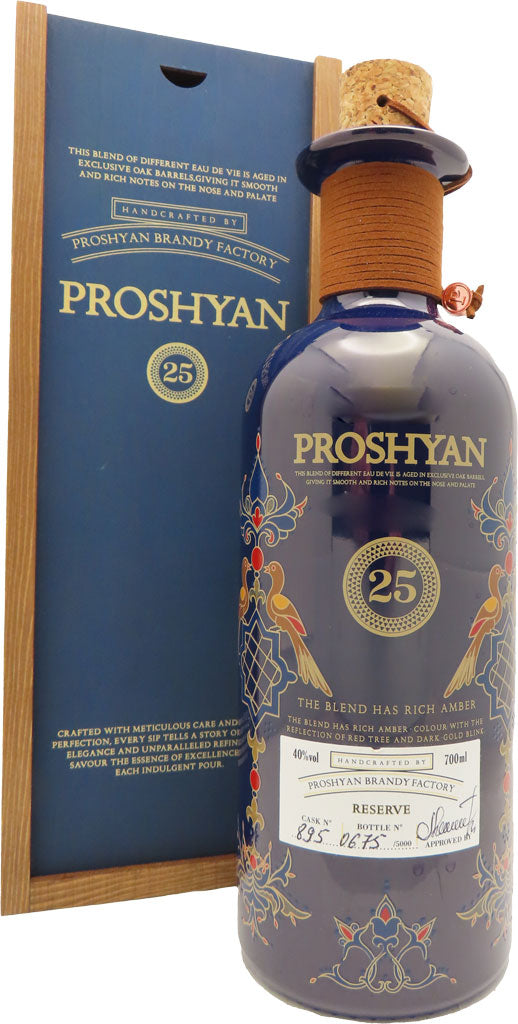 Proshyan Reserve Armenian Brandy 25 Year Old 700ml-0