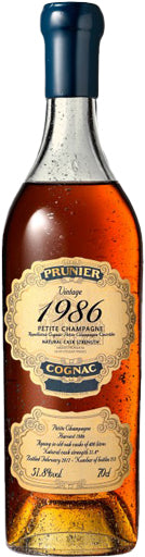 Prunier Petite Champagne 1986 Cognac 700ml-0