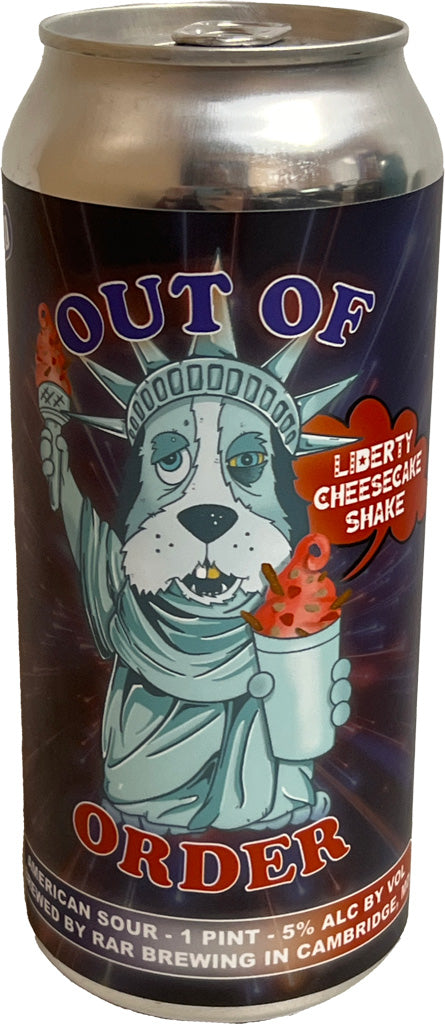 RAR Brewing Out Of Order Series: Liberty Cheesecake Shake 16oz Can-0