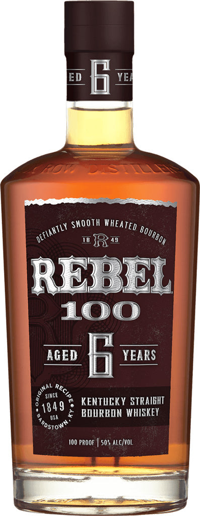 Rebel 6 Year Old Bourbon Whiskey 100 Proof 750ml Featured Image