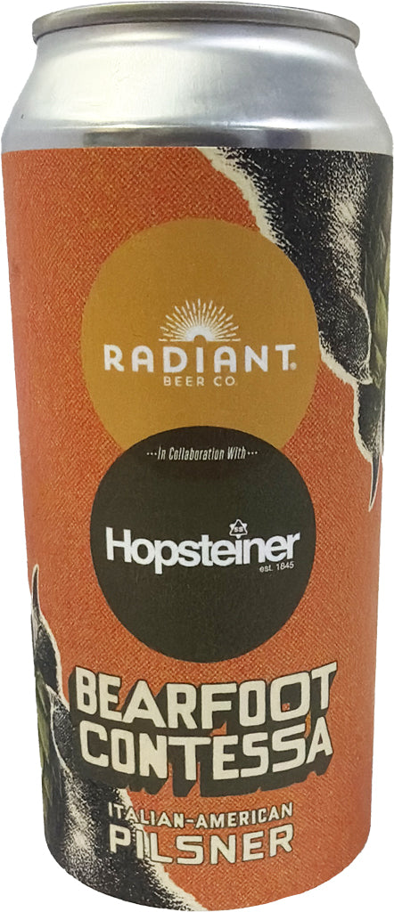 Radiant X Hopsteiner Bearfoot Contessa Pilsner 16oz Can-0