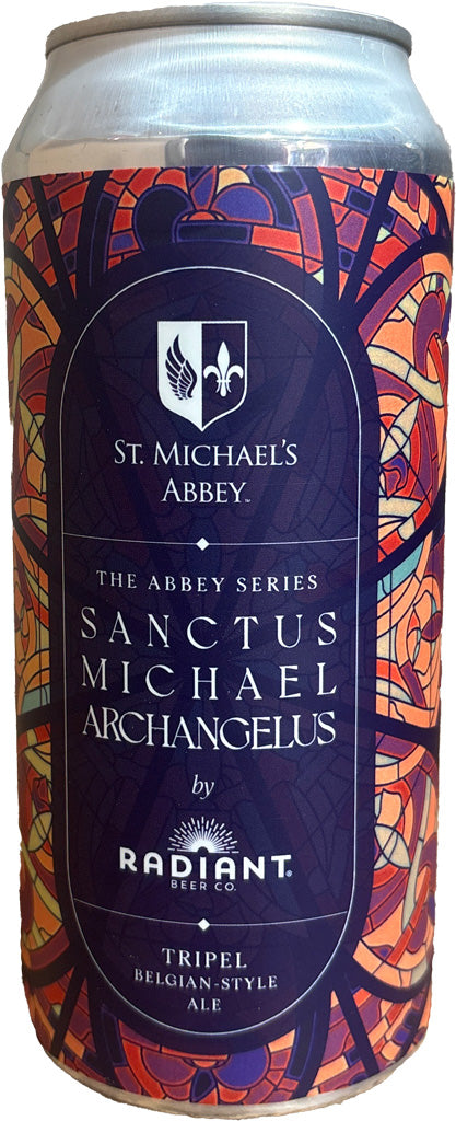 Radiant X St Michael's Abbey Sanctus Michael Archangelus Belgian Style Tripel 16oz Can-0