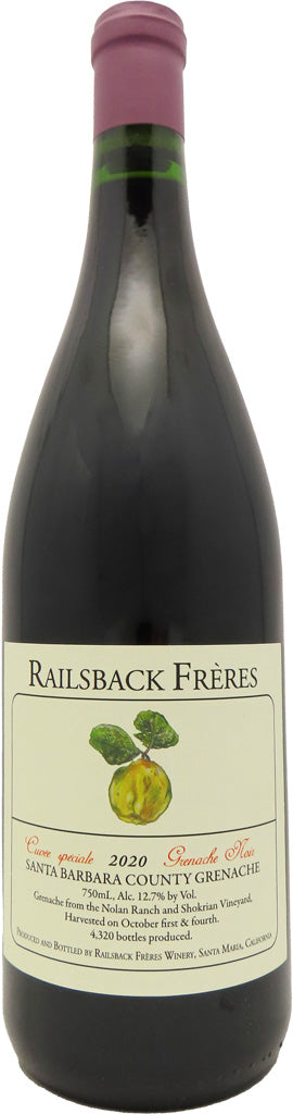 Railsback Freres Cuvee Speciale Grenache Noir Santa Barbara County 2020 750ml
